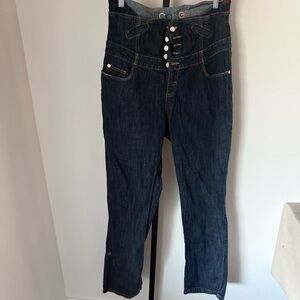 COOGI Dark Blue High Rise Women's Jeans